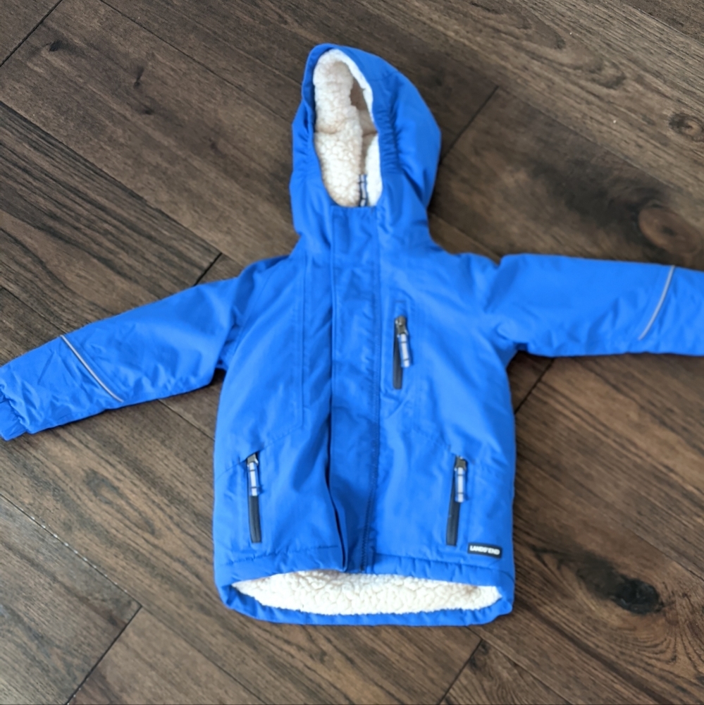 Lands End Blue Toddler Winter Coat Size 2T